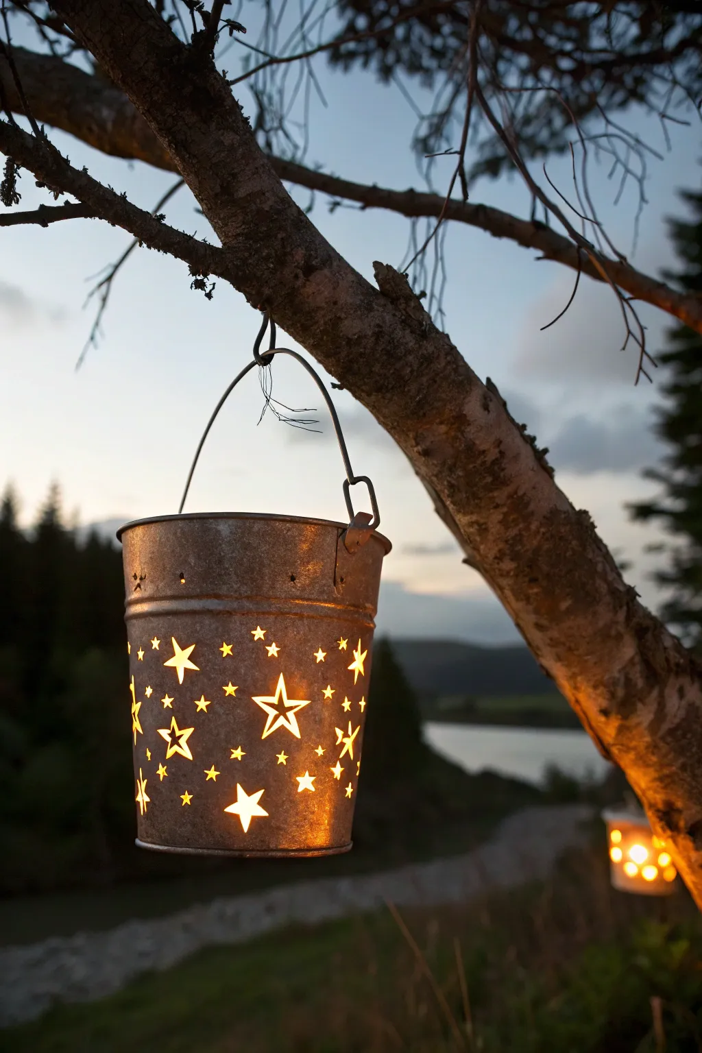 Illuminate your campsite with handcrafted starry elegance.