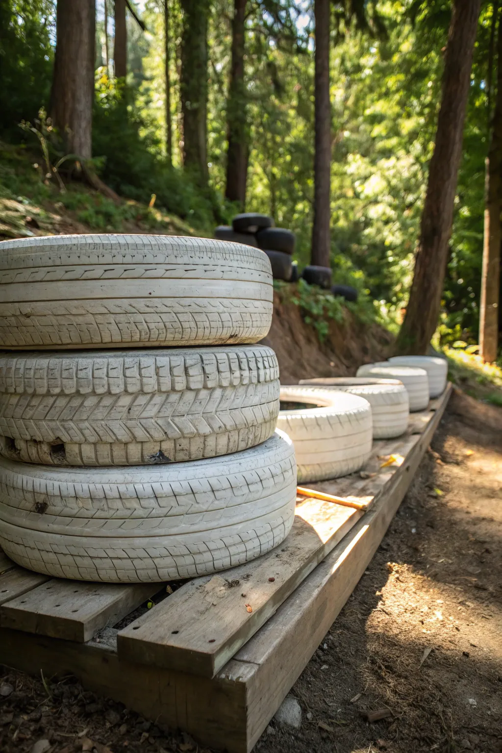 Innovative Foundations: Recycled Tires Reinvented for Eco-Friendly Cabins
