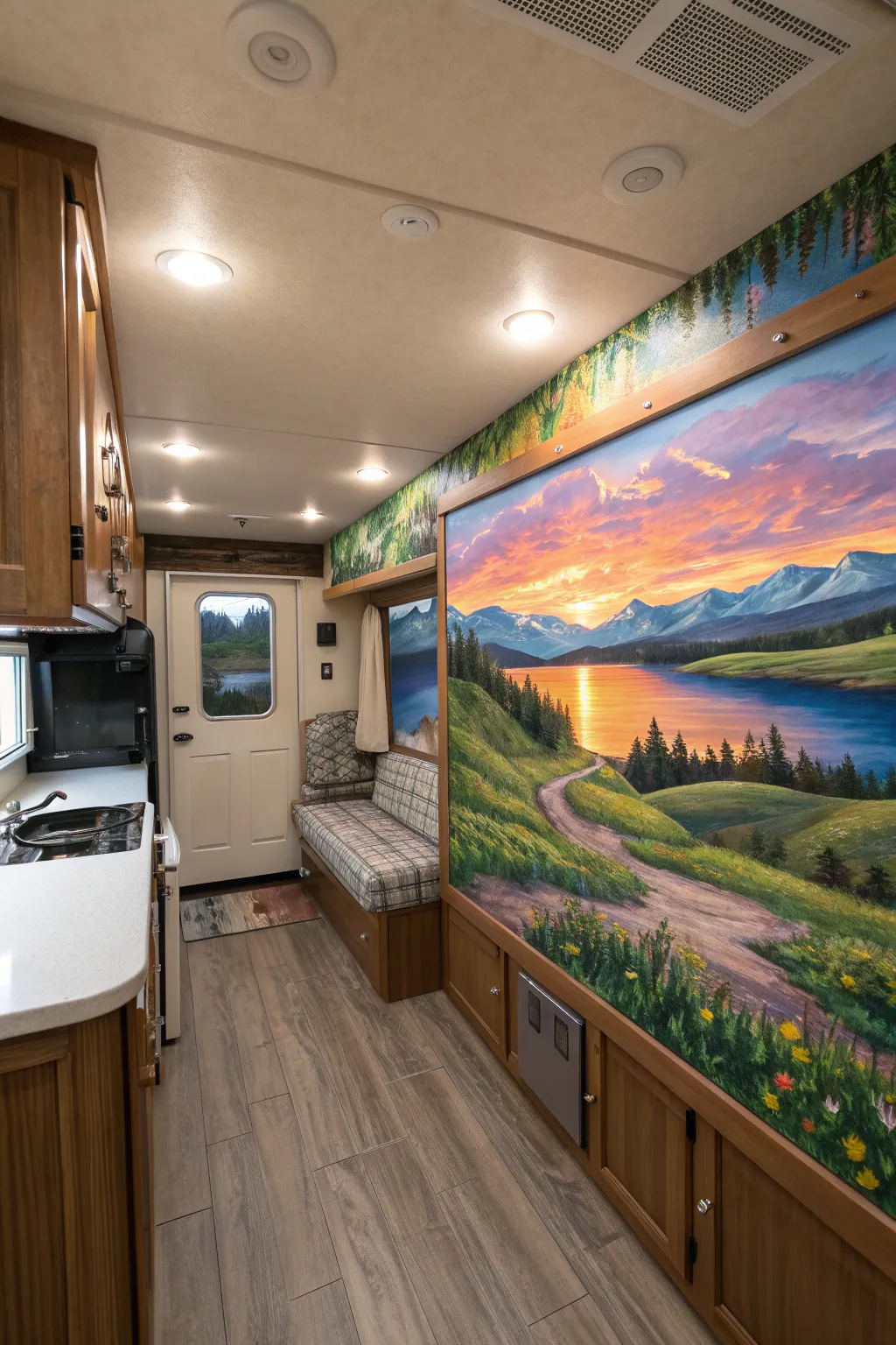 Transform your camper with a custom mural: where craftsmanship meets imagination.