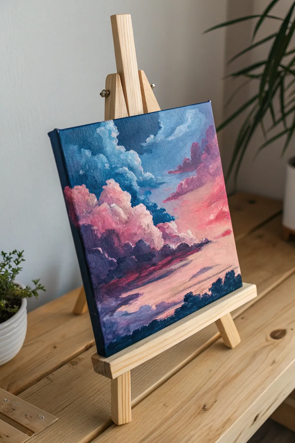 Dream in color: Transform your space with a canvas of the sky.