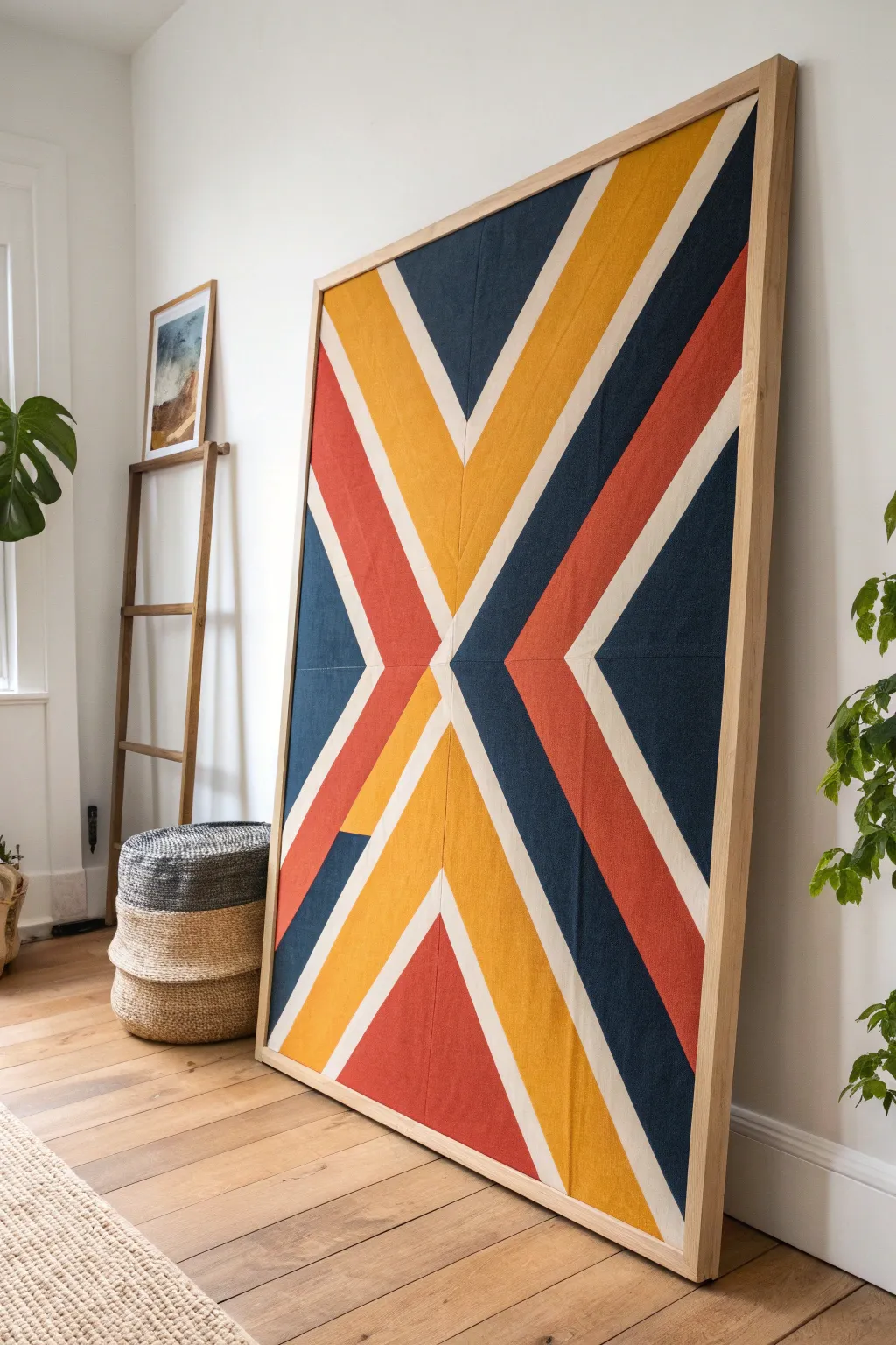 Energize your classroom with bold geometric patterns in vibrant colors.