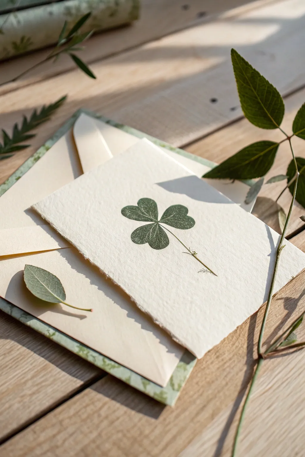 Embrace nature's elegance in your handmade cards.