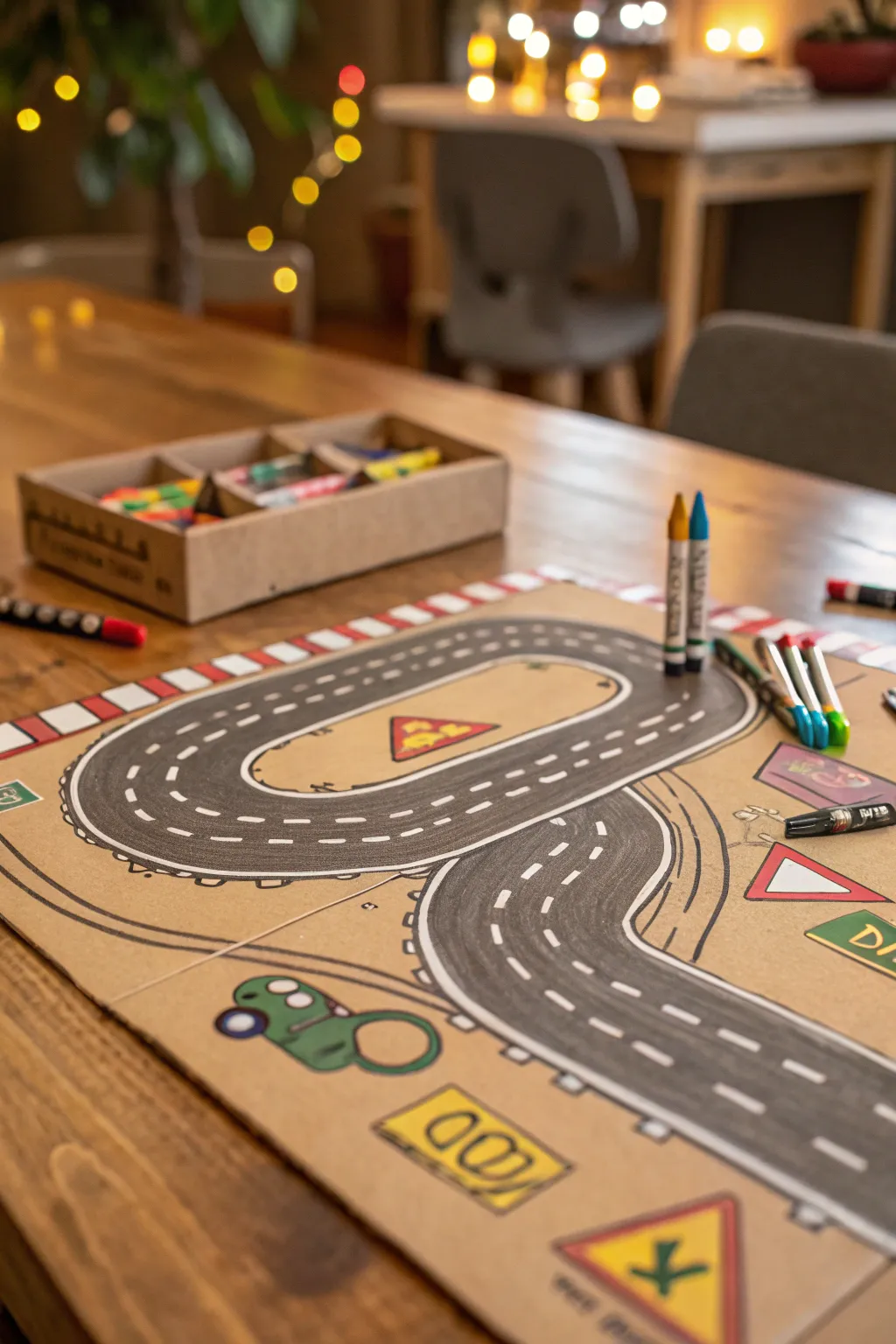 Unleash your creativity with a custom DIY cardboard race track!