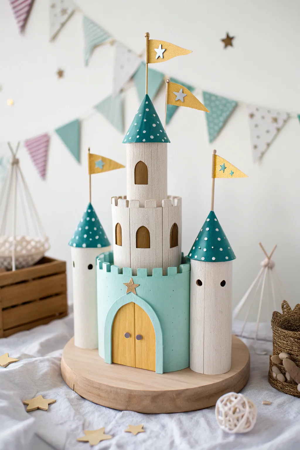 Enchant their imagination with a handcrafted princess castle that's royally charming.