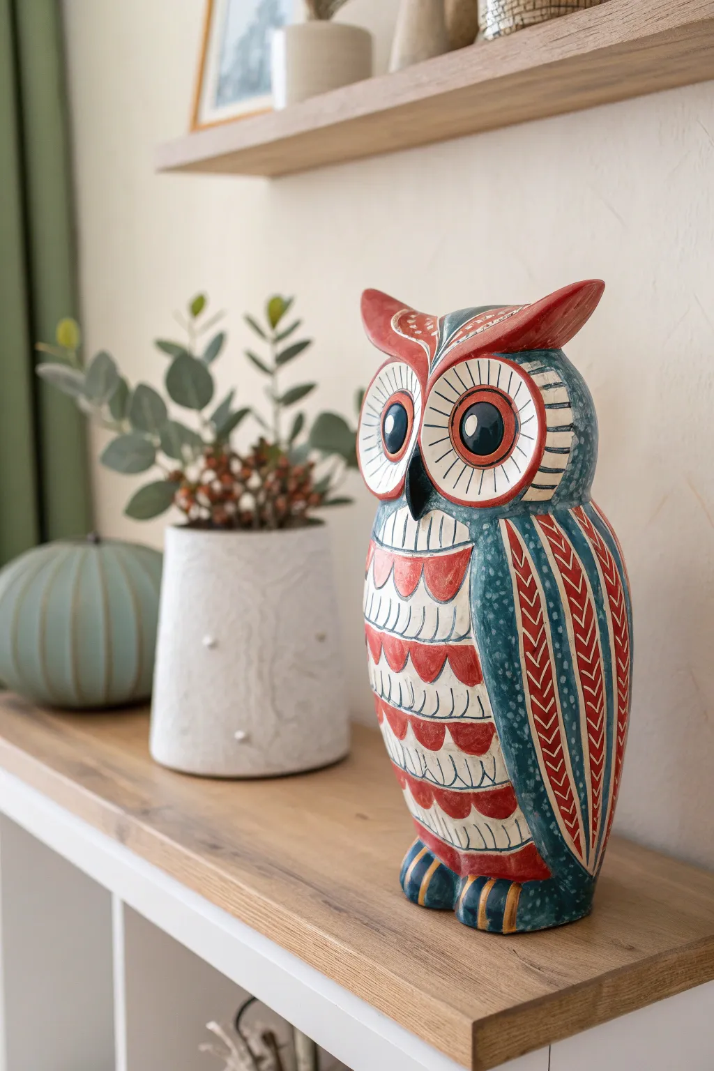 Discover the playful charm of stylized ceramic owls—where Scandinavian minimalism meets Boho artistry.