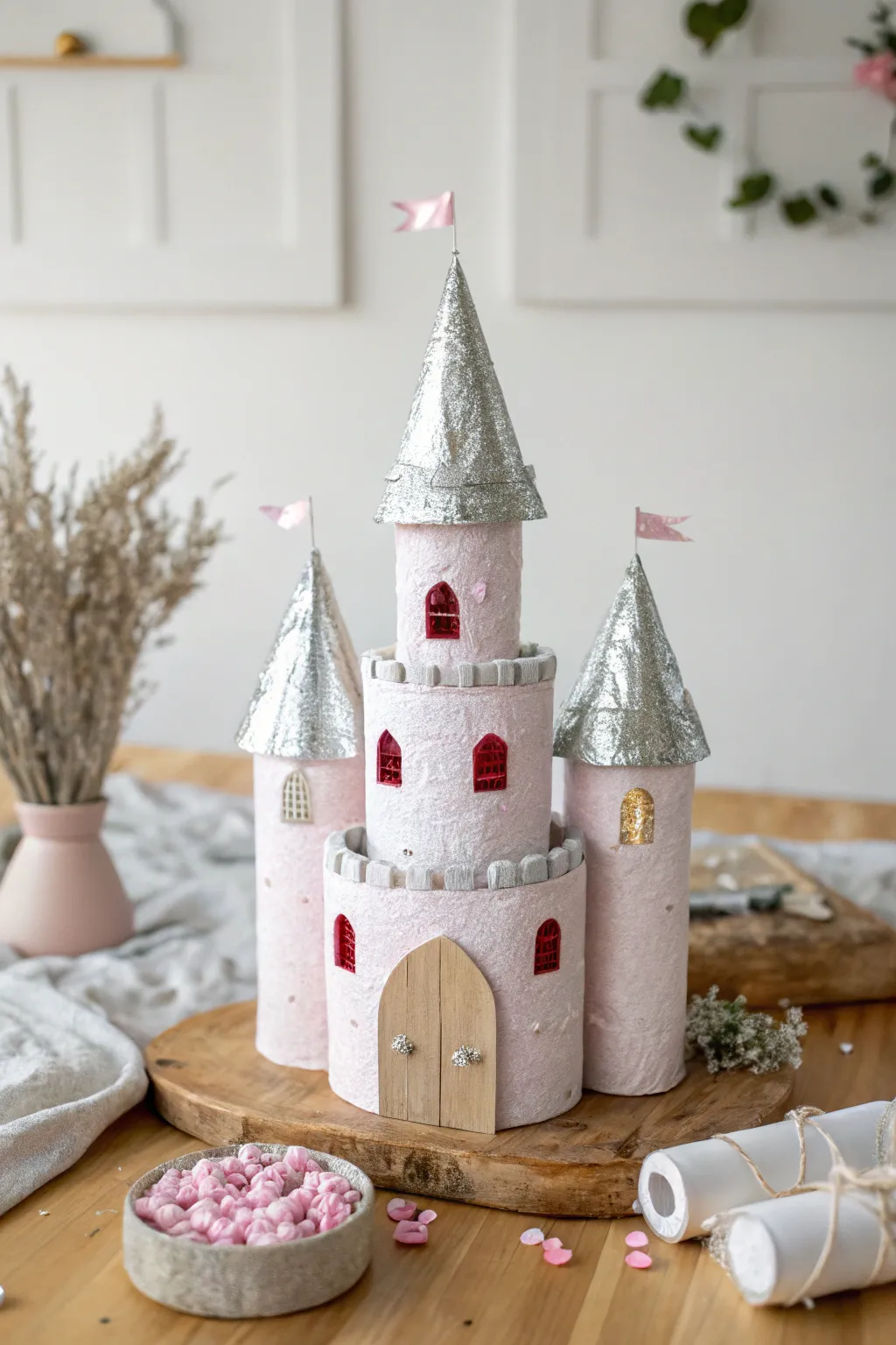 Transform your Valentine's Day with a stunning cereal box castle, where simplicity meets elegance.