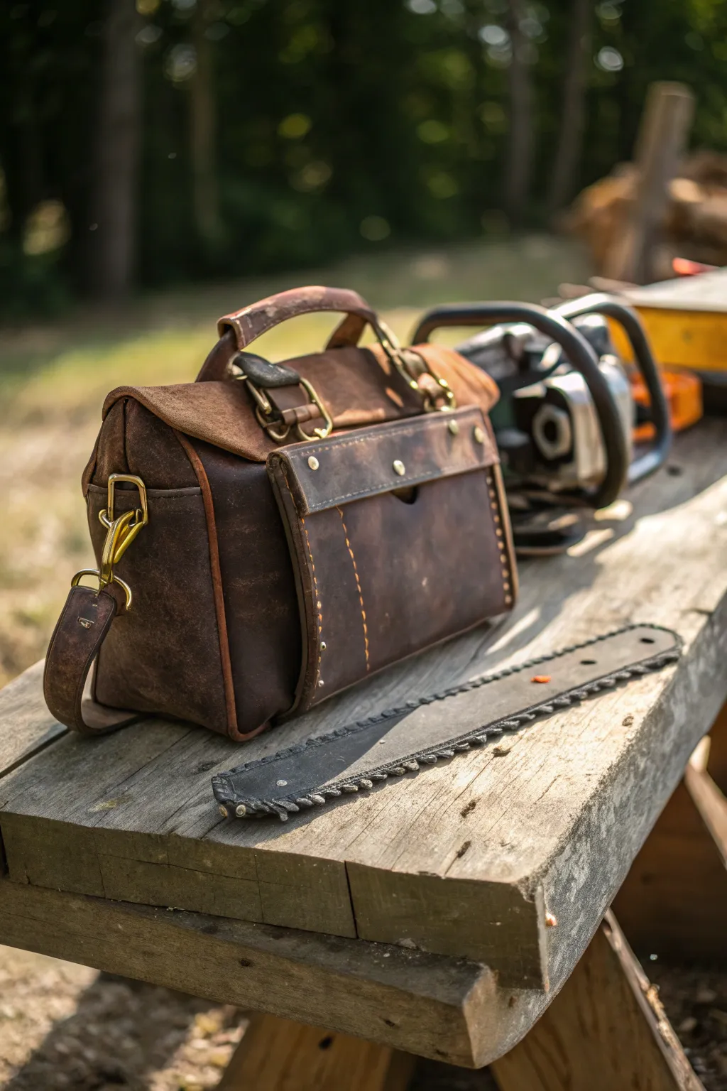 Carry your power with style: The ultimate portable chainsaw bag for every craftsman.