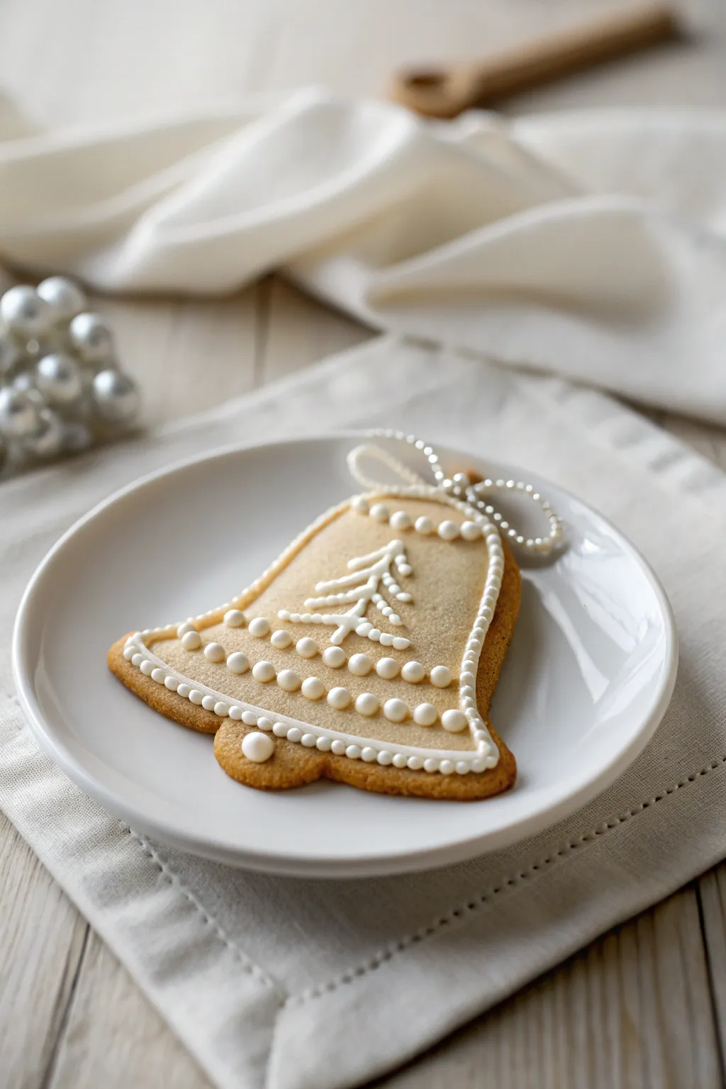Elevate your holiday treats with these exquisite Edible Pearl Bells, where simplicity meets elegance.