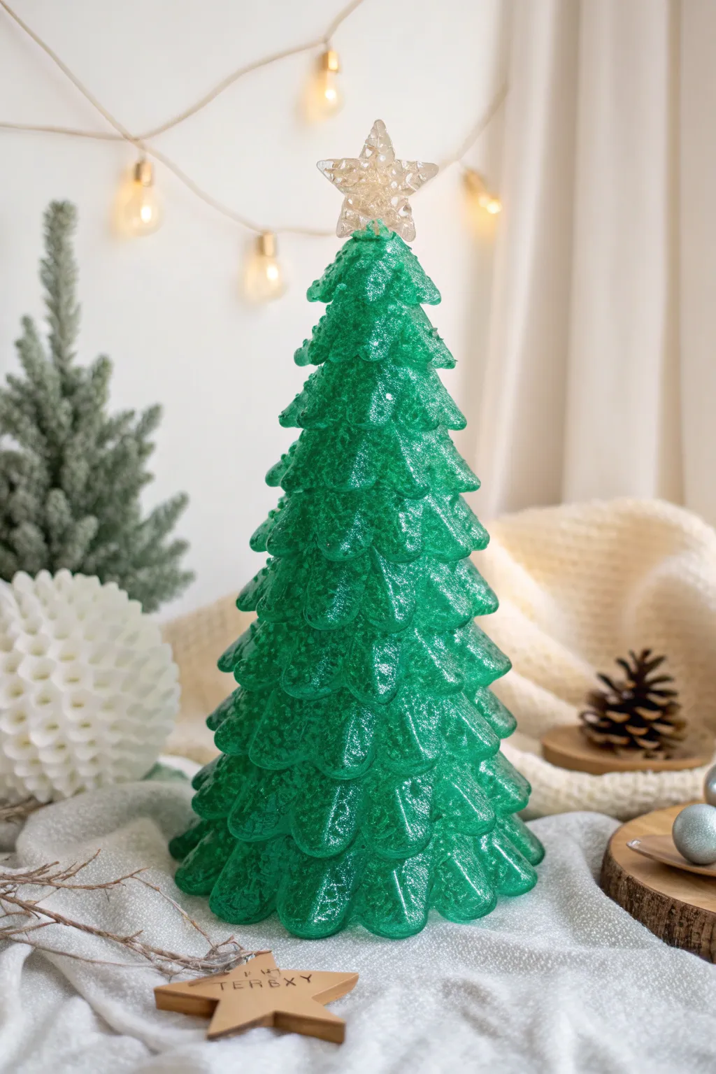 Craft your own Christmas magic with a bubble wrap forest!