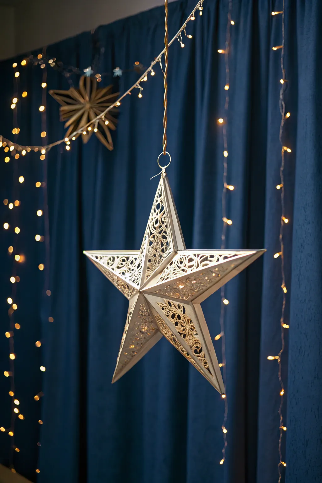 Illuminate your Christmas with a starry night touch, where minimalism meets celestial elegance.