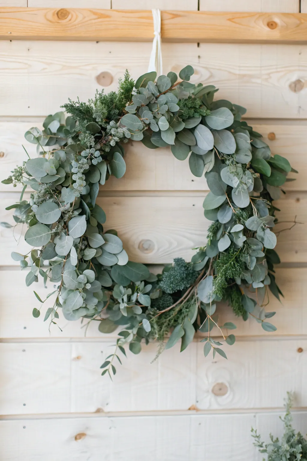 Embrace the elegance of eucalyptus in your holiday decor.