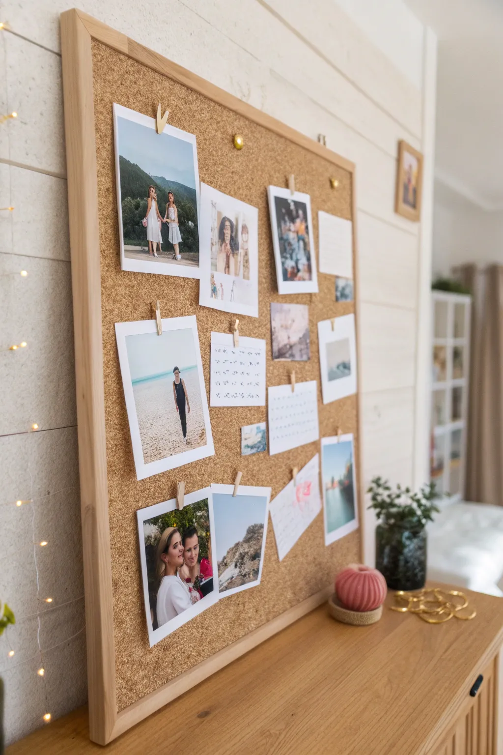 Craft your dreams with a vision board that inspires and captivates. ✨ #VisionBoard #ScandiBoho