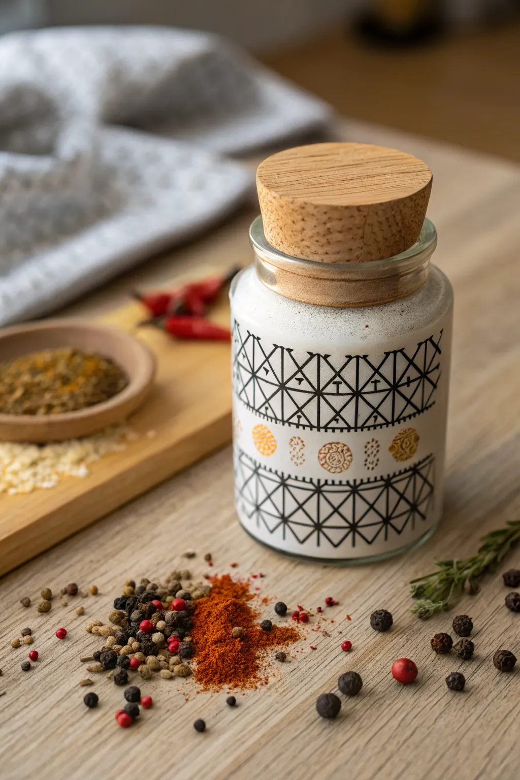 Elevate Dad's BBQ game with these charming DIY seasoning jars—where simplicity meets spice!