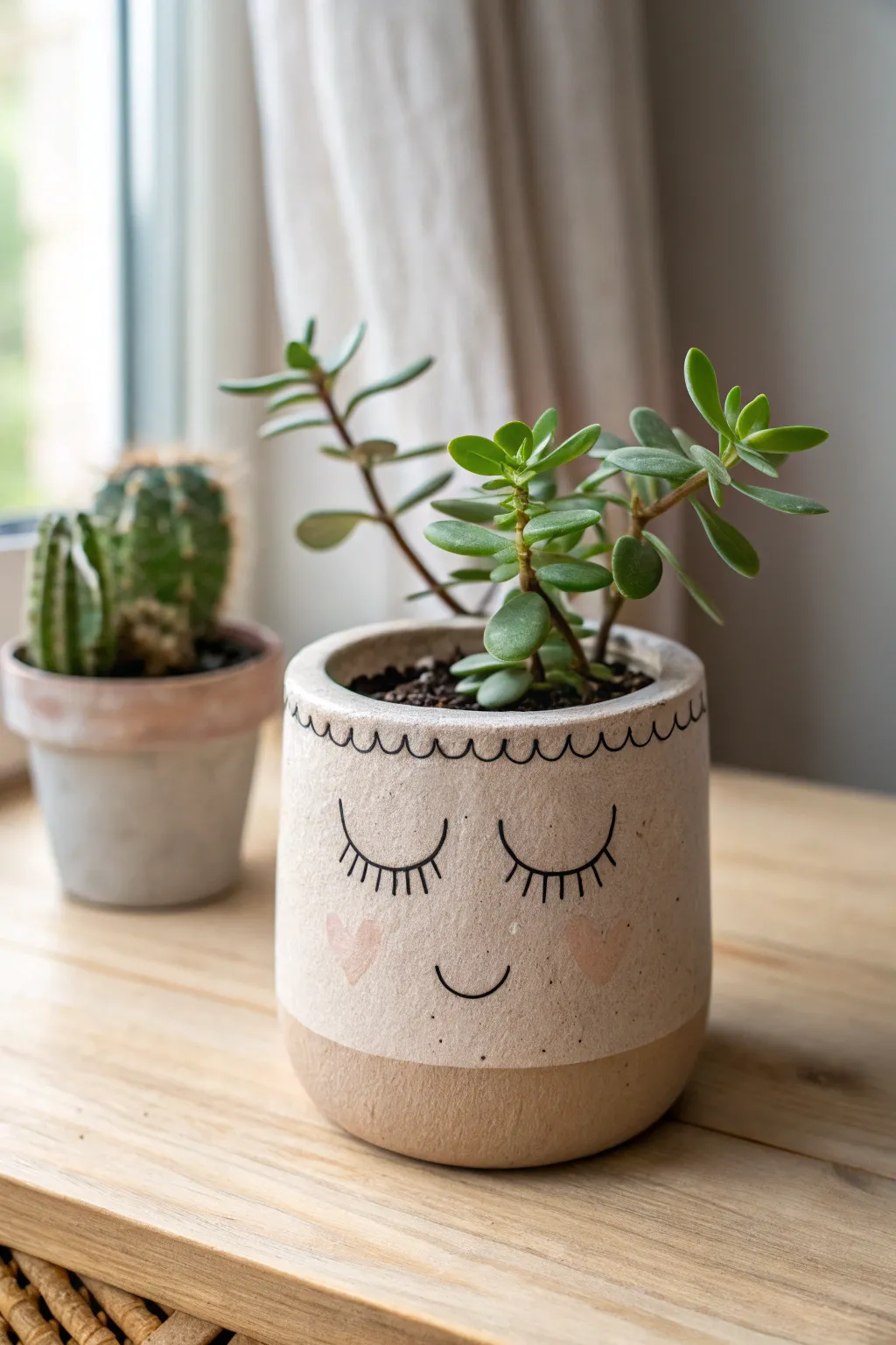 Add personality to your plants with whimsical clay planters that combine Scandinavian minimalism with boho charm!
