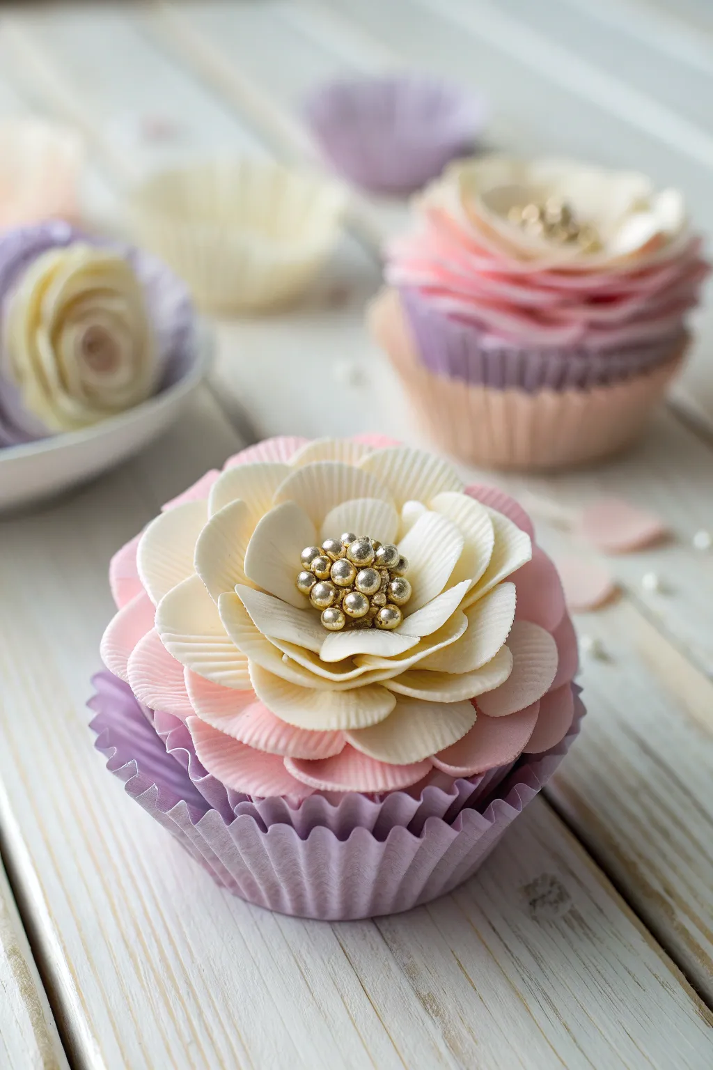 Transform ordinary into extraordinary with these charming cupcake liner flowers, the perfect touch for any birthday celebration!