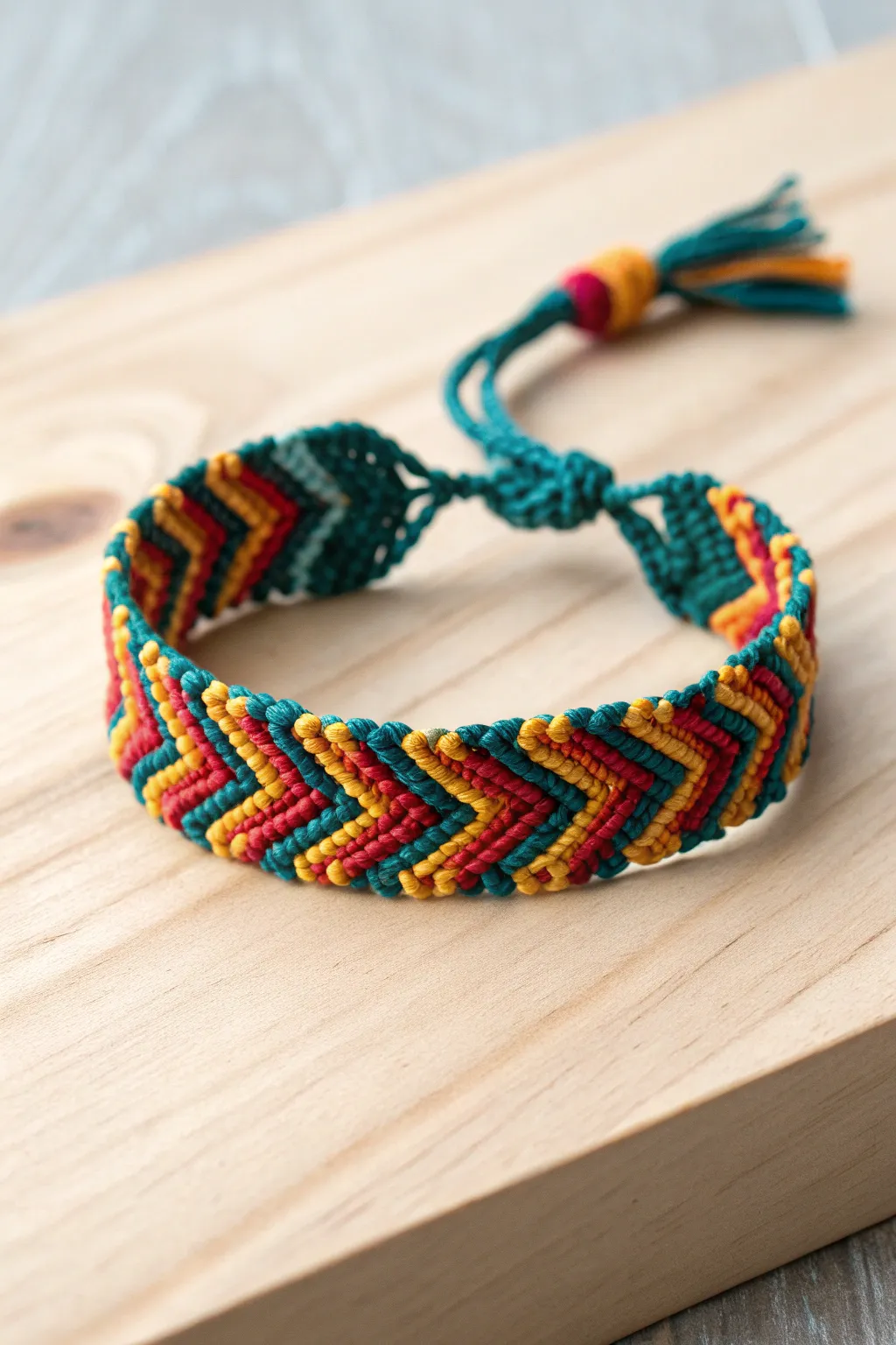 Crafting Connections: A Bold & Beautiful Friendship Bracelet.