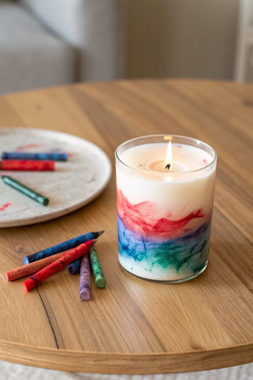 Transform your space with a touch of color and creativity: Crayon Candle Coloring, where artistry meets simplicity.