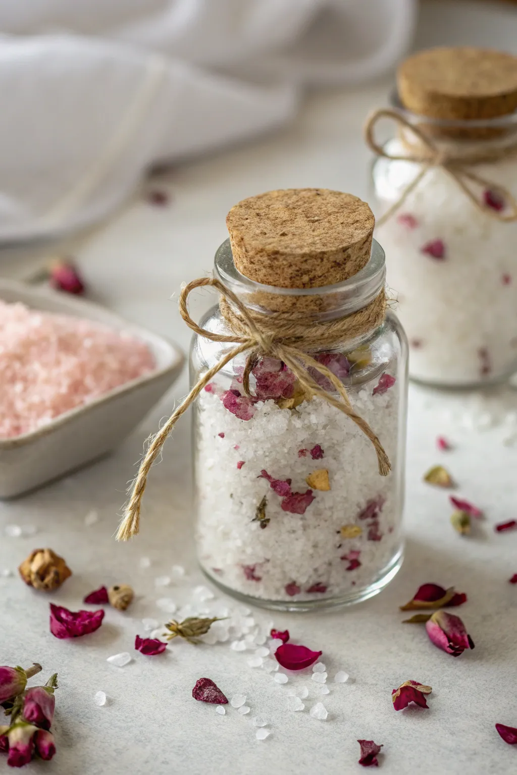 Elevate her relaxation time with handcrafted bath salts—simple, beautiful, and made with love.