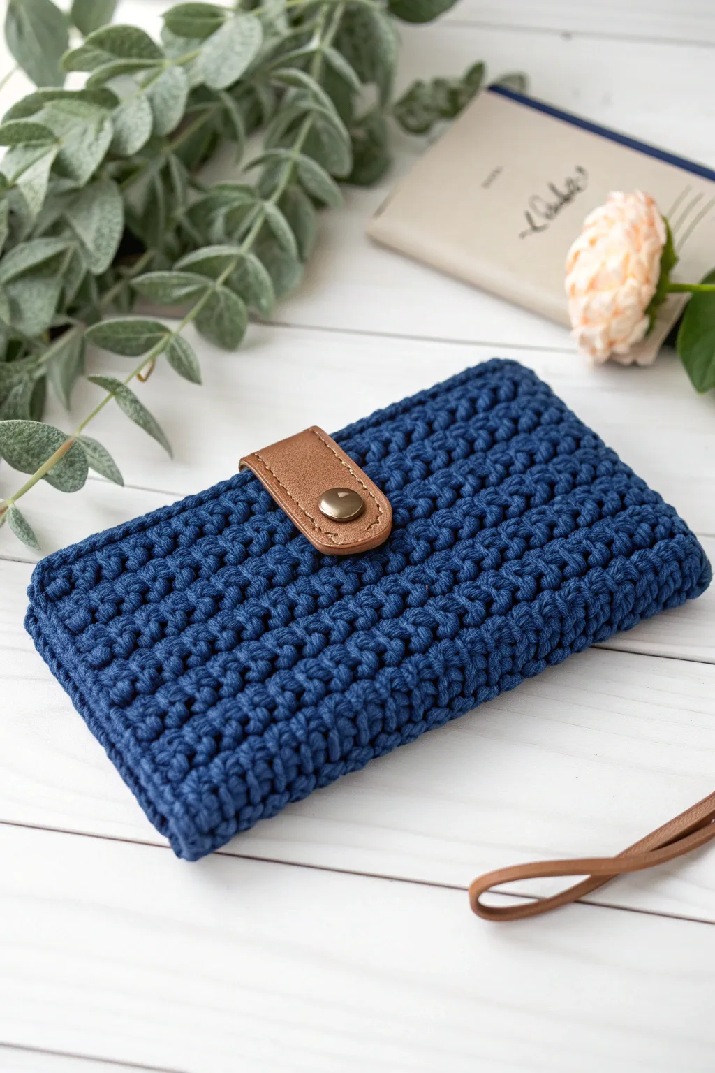 Elevate his style with a handcrafted crochet wallet - where practicality meets artisanal charm.