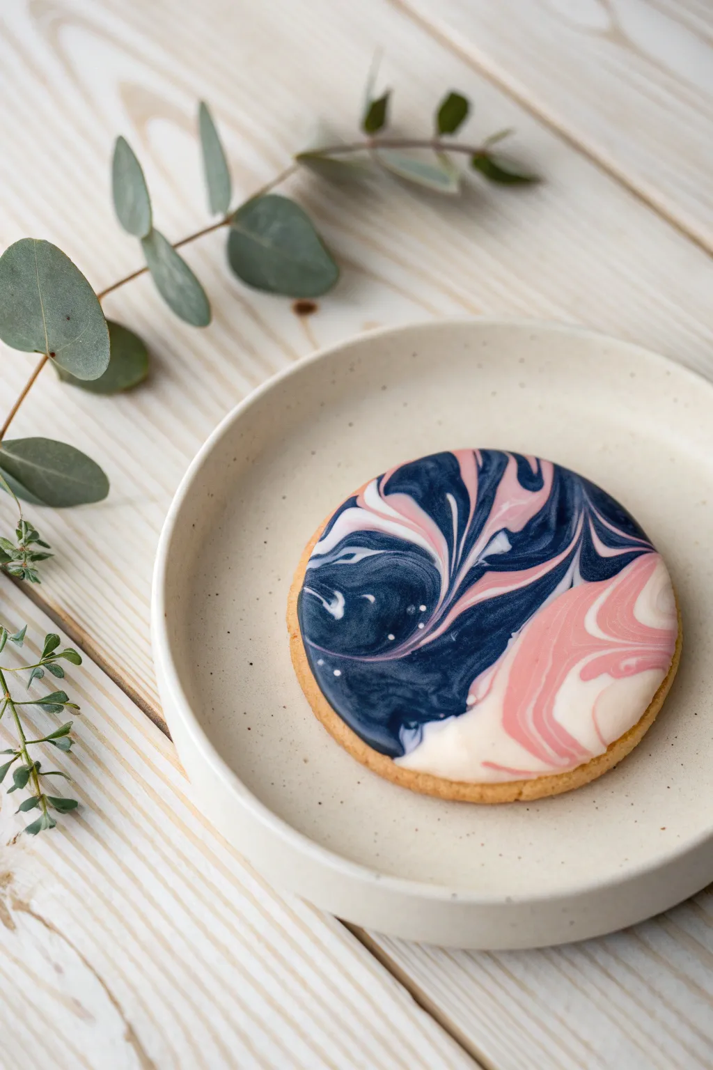 Elevate your cookie game with this stunning marble effect!
