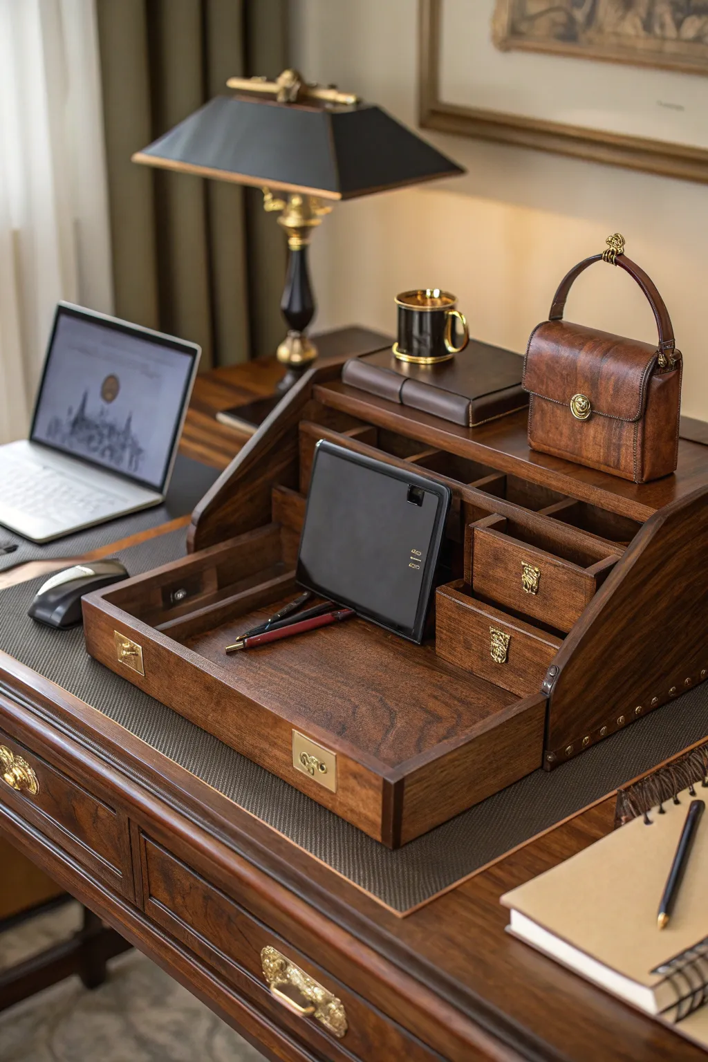 Transform your workspace into a masterpiece with a custom-crafted desk that blends style and functionality.