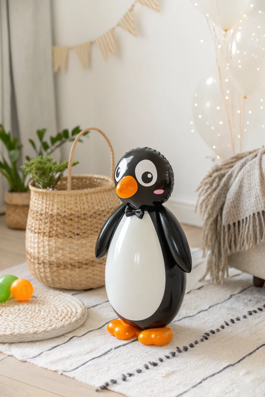 Add a whimsical touch to your decor with this charming balloon penguin. 🐧✨