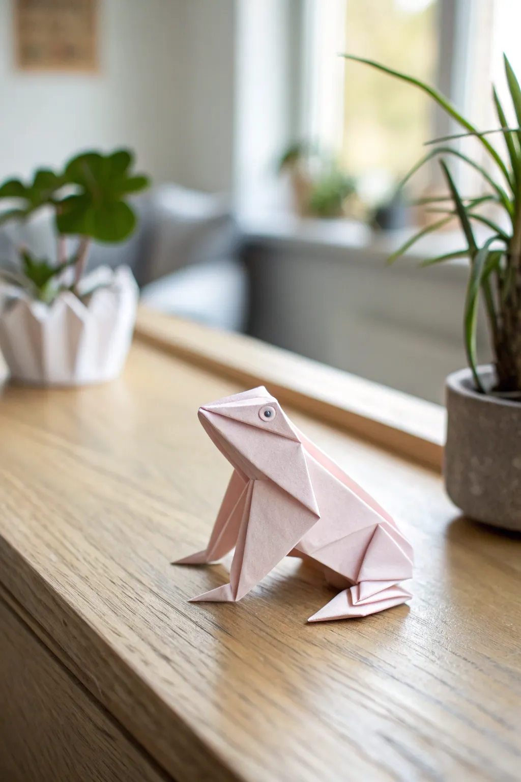 Jump into nostalgia with this charming origami frog, where simplicity meets playful elegance.