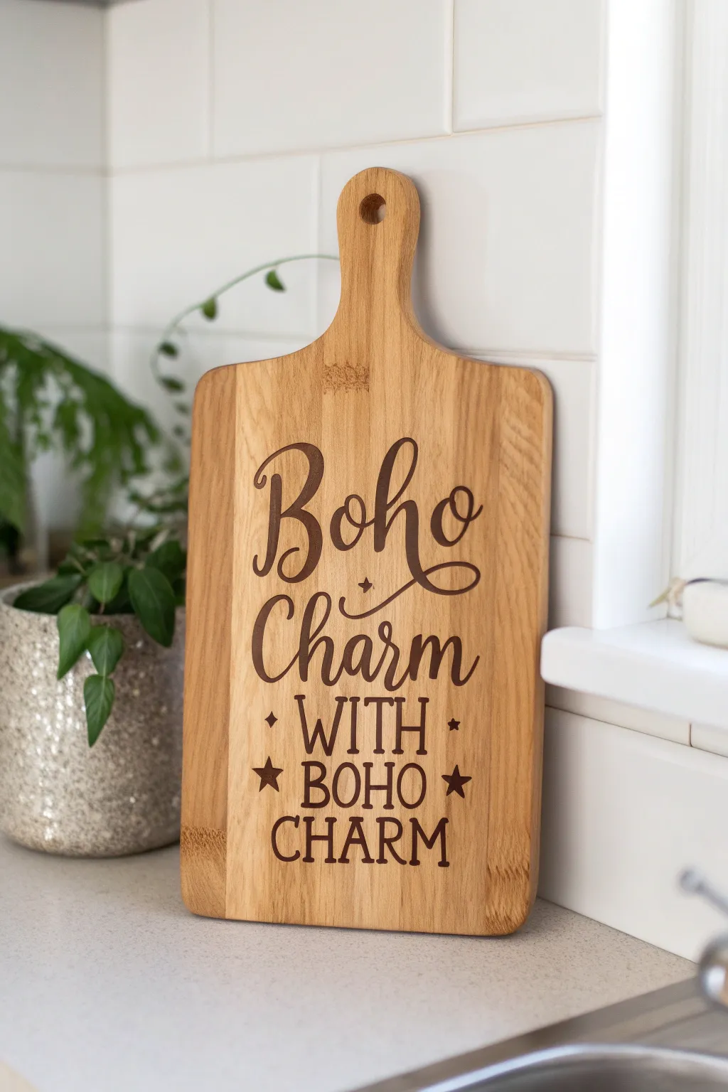 Start your day with inspiration—where craftsmanship meets motivation on your kitchen counter!