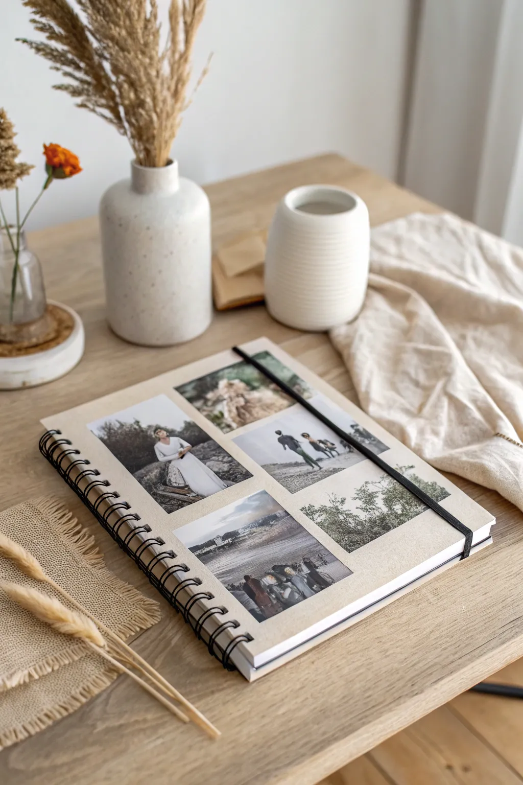 Transform your ordinary notebook into a personalized masterpiece with photo decoupage. Discover the art of simplicity and natural beauty.
