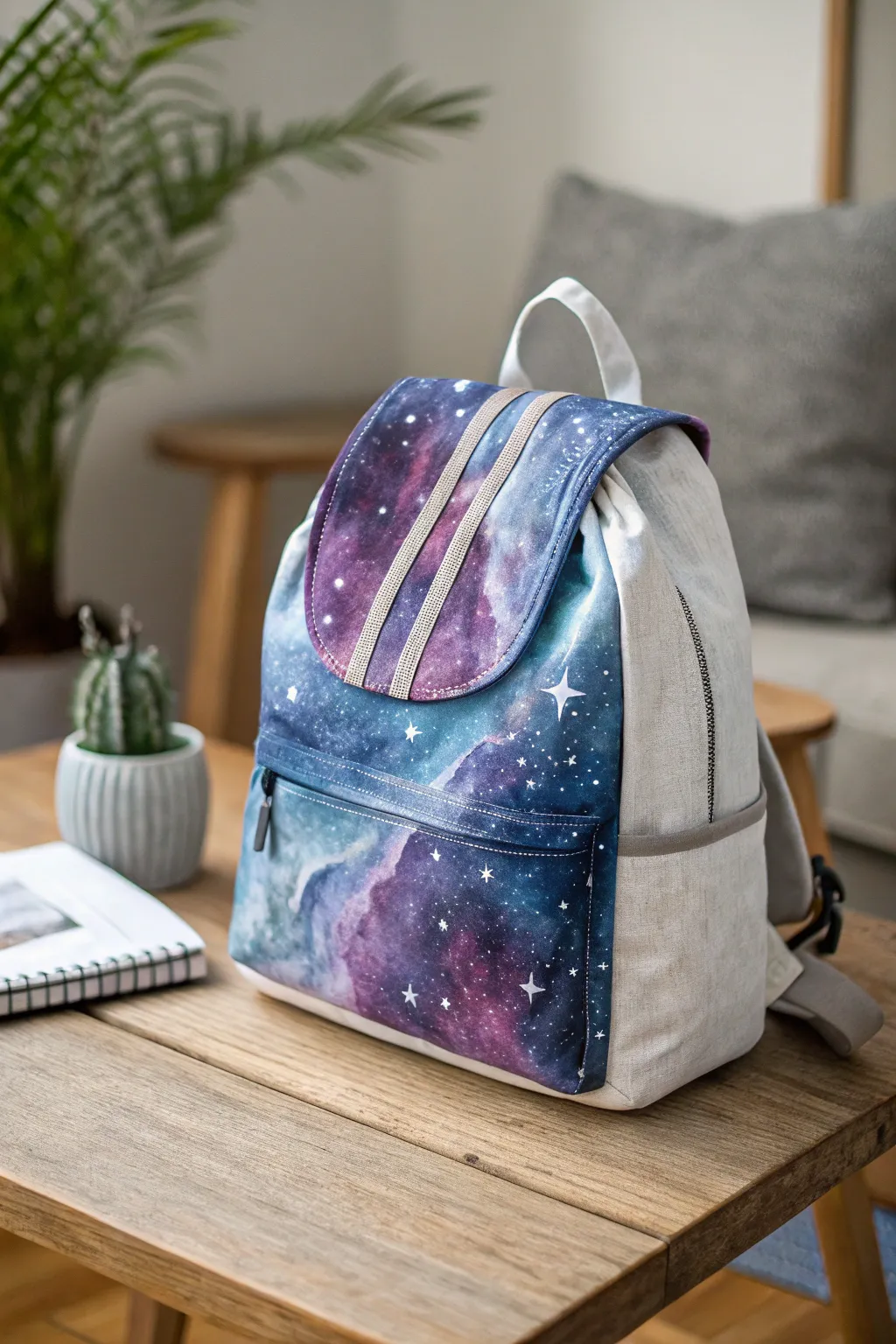 Carry a piece of the universe with you—transform your backpack into a starry night masterpiece.
