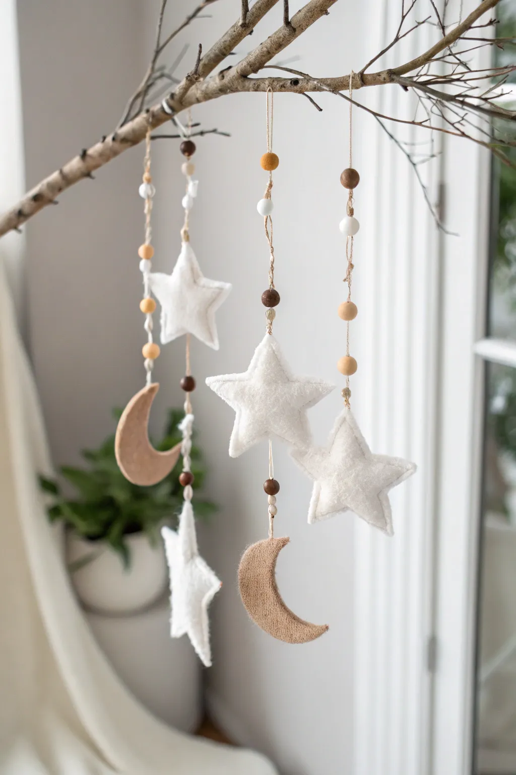 Elevate your holiday decor with handcrafted elegance. Create unique hanging decorations that blend simplicity and natural beauty.