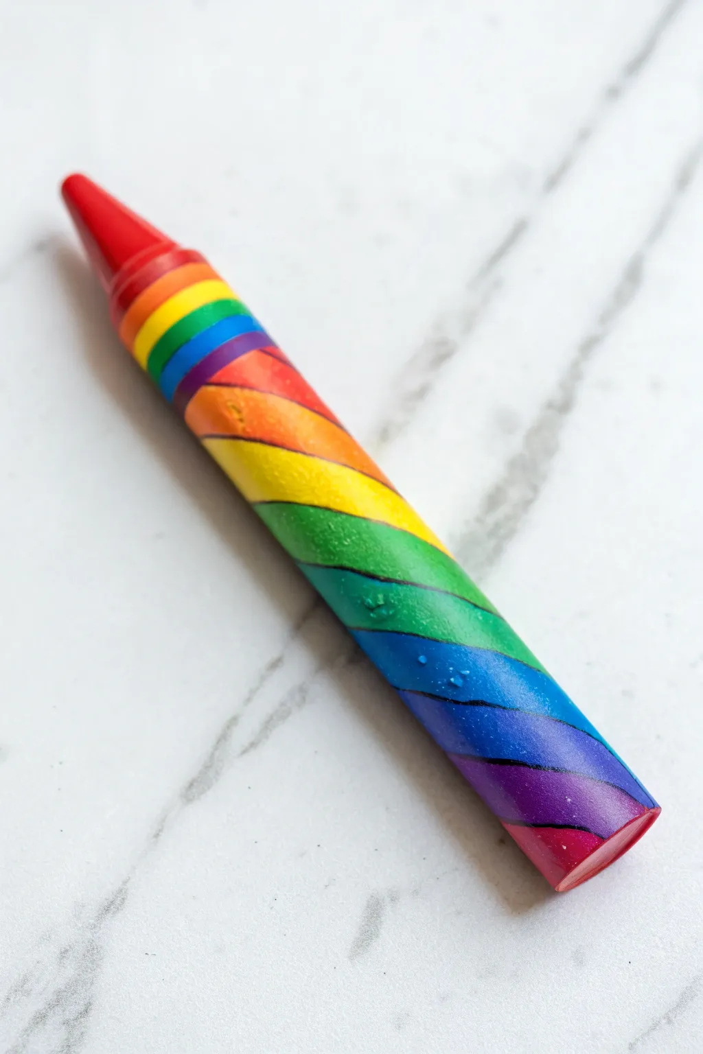 Transform broken crayons into vibrant treasures! These DIY rainbow crayons are a colorful delight for little artists.