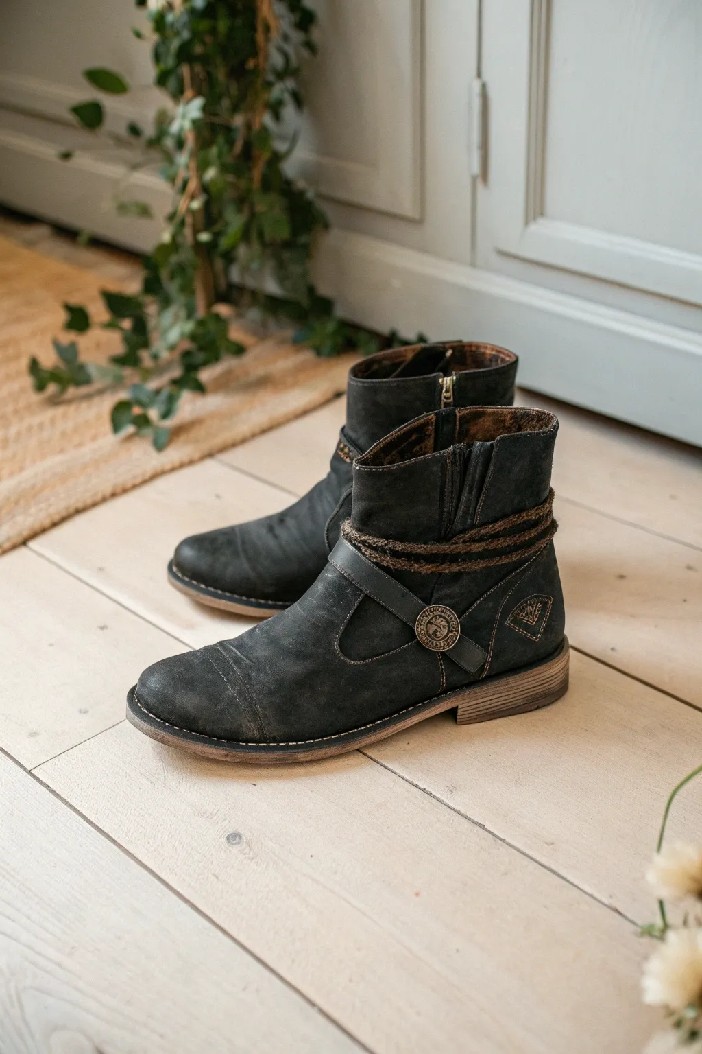 Step into your pirate adventure with boots that tell a story.