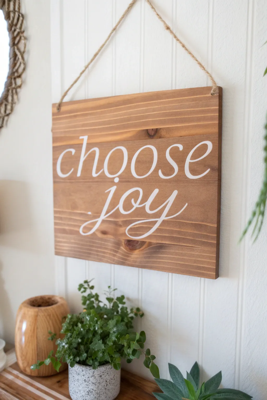 Inspire your living space with a touch of joy and simplicity. #ChooseJoy #ScandinavianStyle #MinimalistBoho