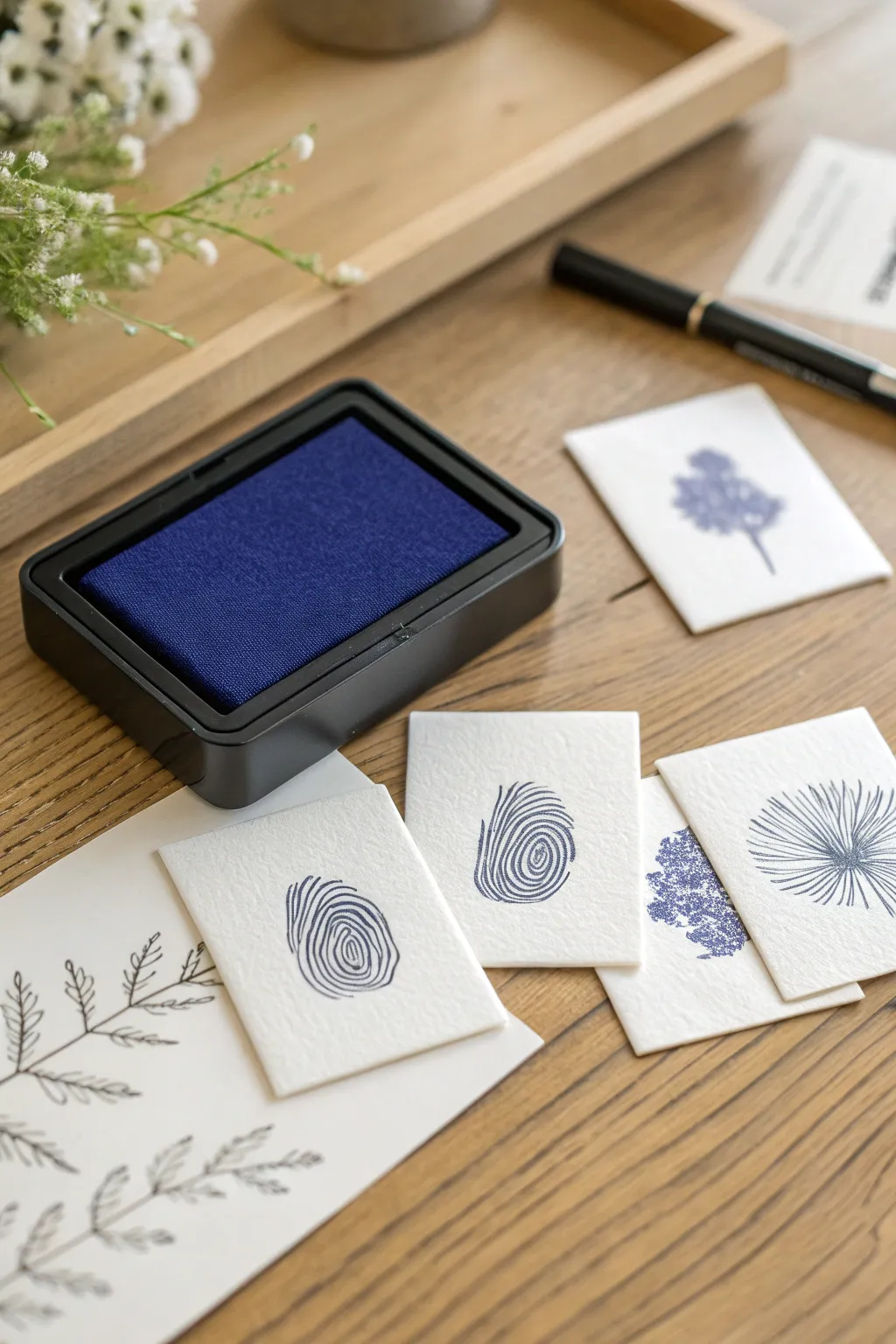 Capture the intrigue of a murder mystery with these charming DIY fingerprint decorations.