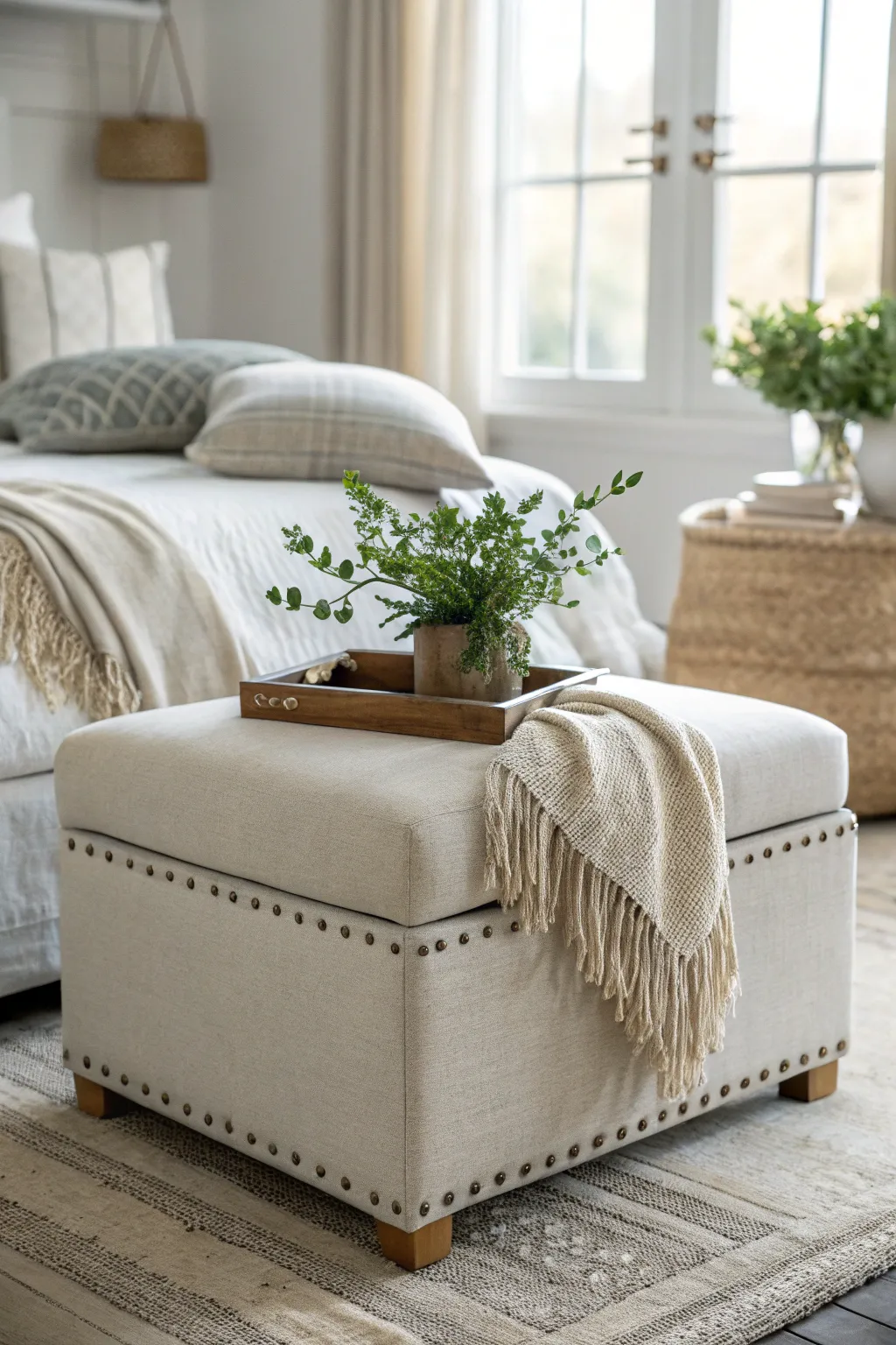 Transform your space with a multifunctional ottoman nightstand—where style meets practicality.