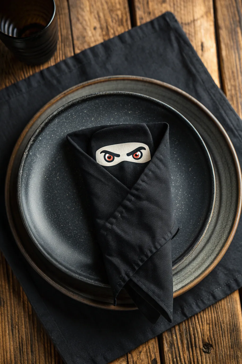 Elevate your dining experience with these ninja-themed plates, where craftsmanship meets creativity.