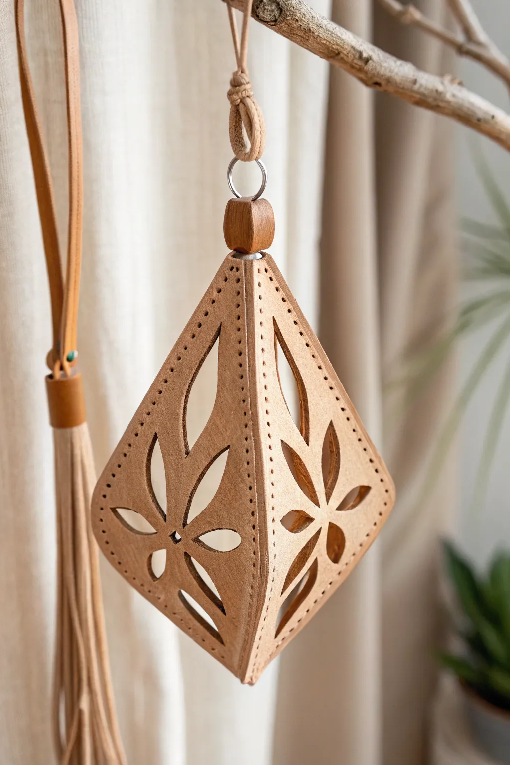 Elevate your decor with these chic leather ornaments – a perfect blend of simplicity and elegance!