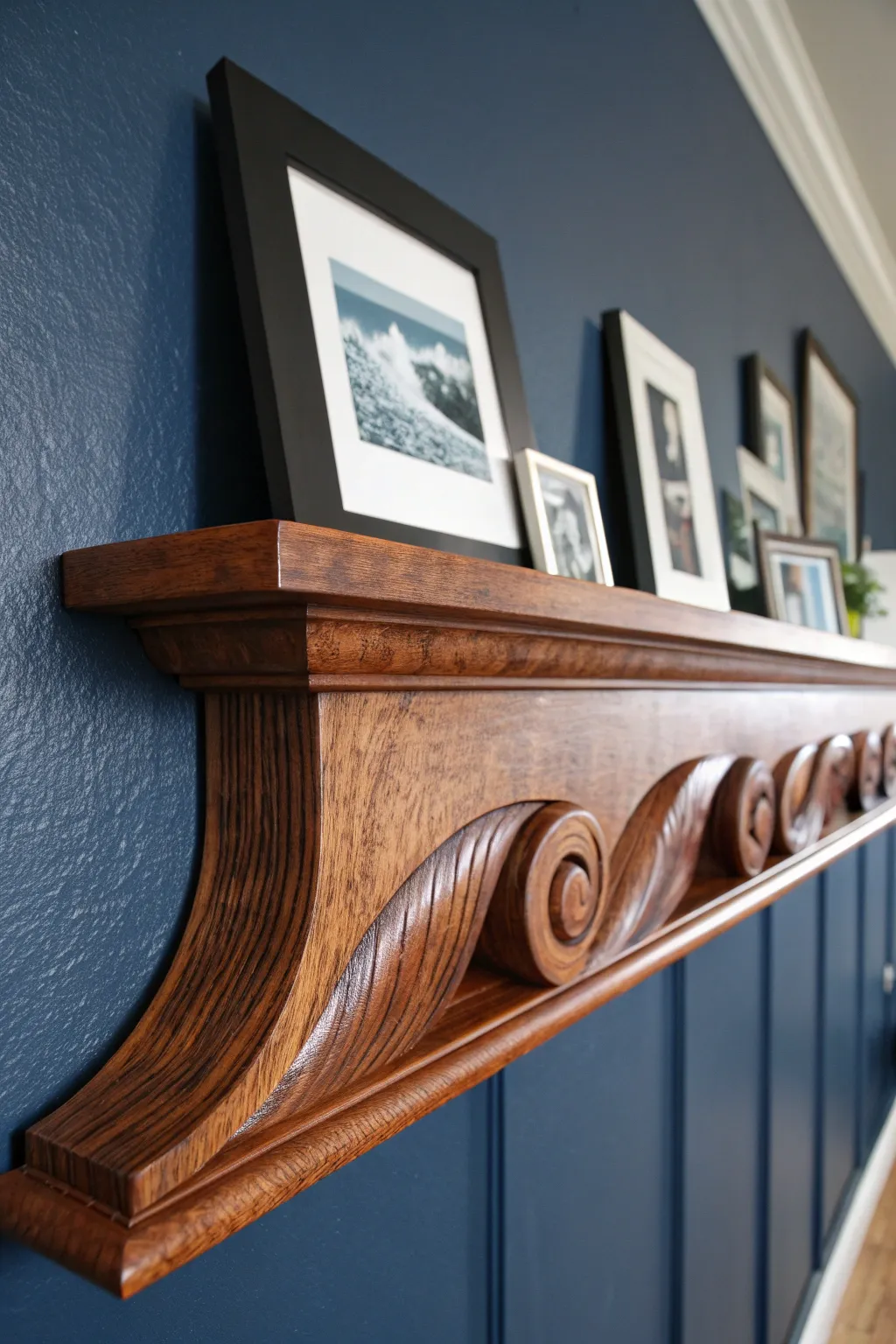 Elevate your space with a wave of craftsmanship: the perfect blend of art and utility.