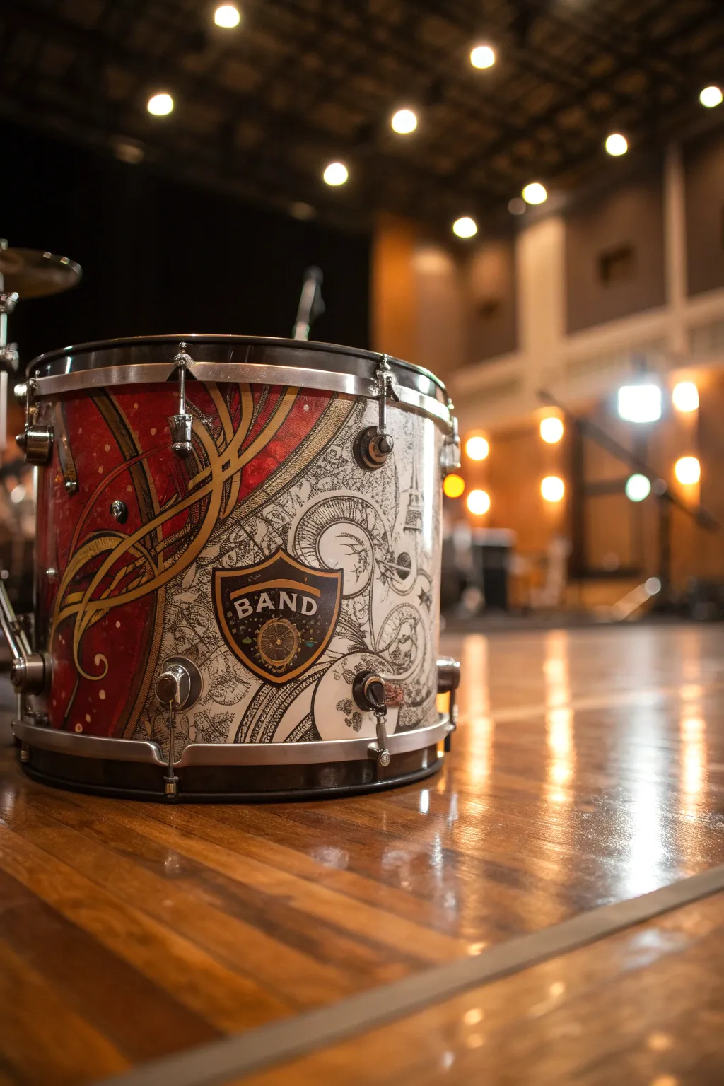 Elevate your drumming setup with personalized graphics that tell your unique story.