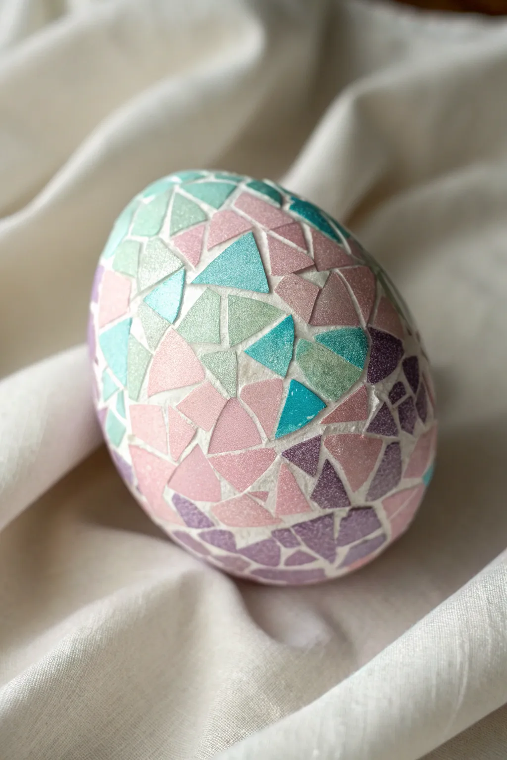 Discover the charm of handcrafted beauty with pastel eggshell mosaics—perfect for little hands and Easter celebrations.