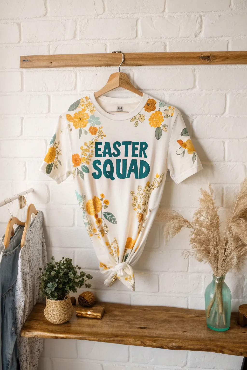 Celebrate Easter in style with 'Easter Squad' shirts that unite craftsmanship and bold colors for memorable family moments.