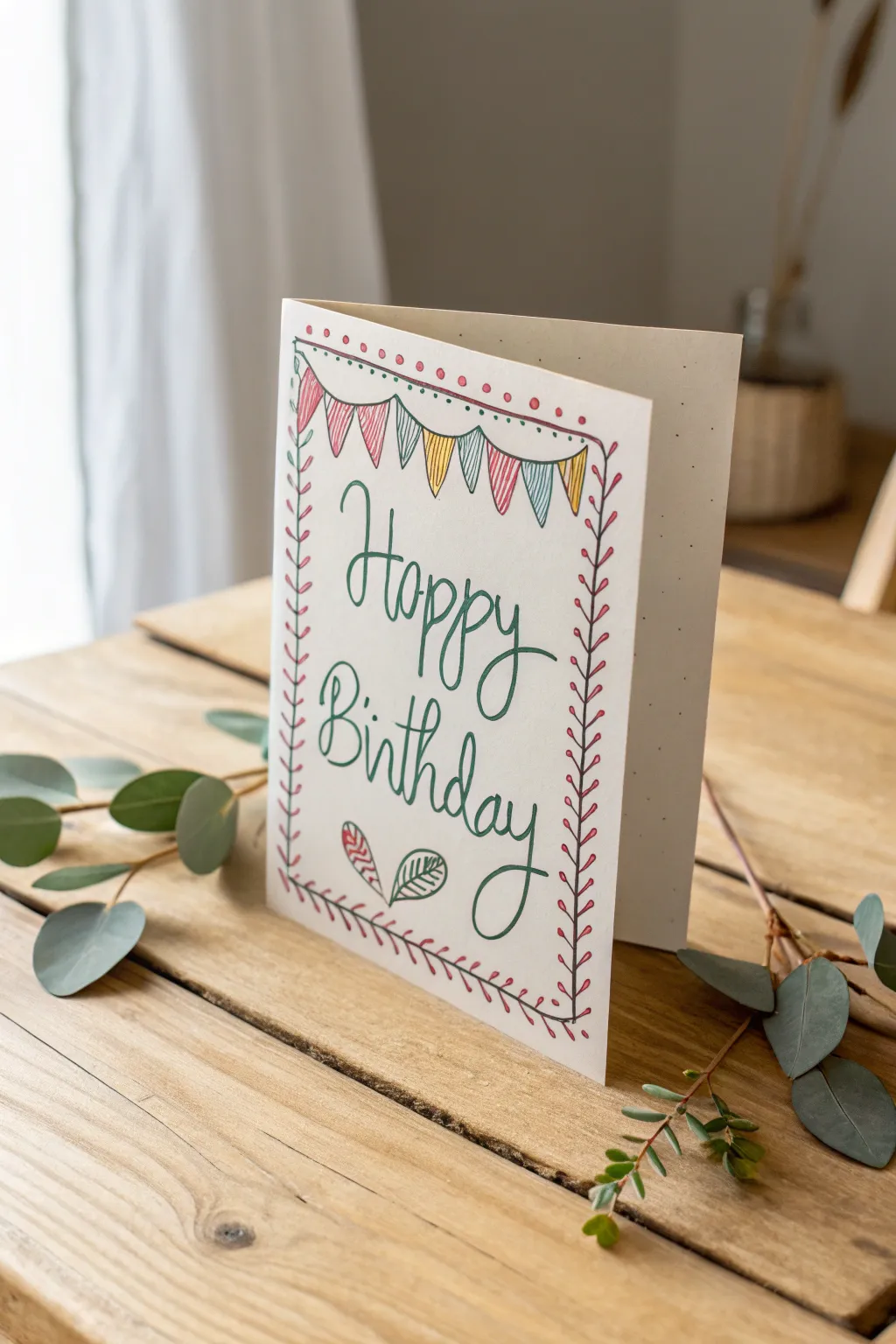 Craft your own joy with simple marker magic – perfect for a heartfelt birthday surprise!