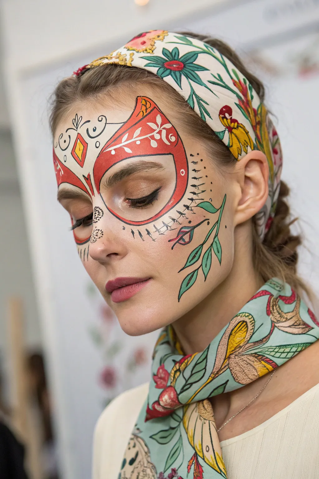 Unleash your inner magic with enchanting fantasy face art that transforms everyday moments into whimsical adventures. 🎨✨ #FantasyFaces #SkinArt