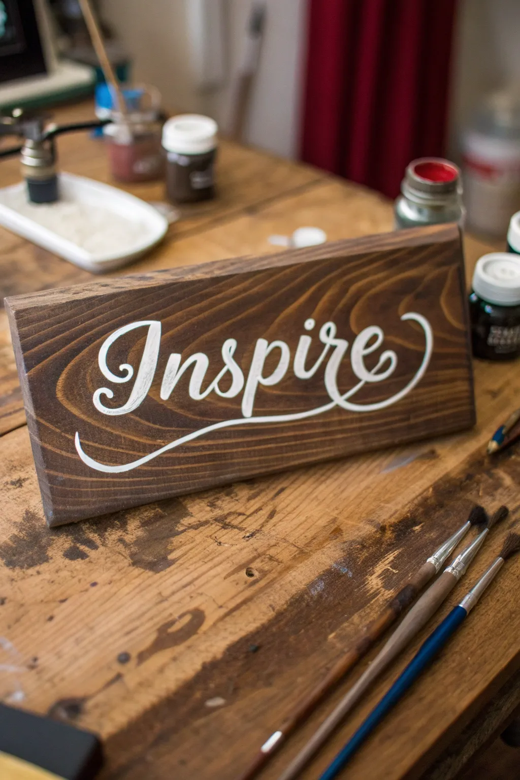 Transform your space with chic lettering: simple technique, stunning impact.
