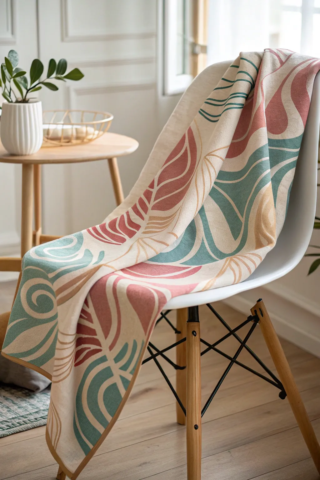 Unleash creativity with abstract art fabric – where elegance meets artistry.