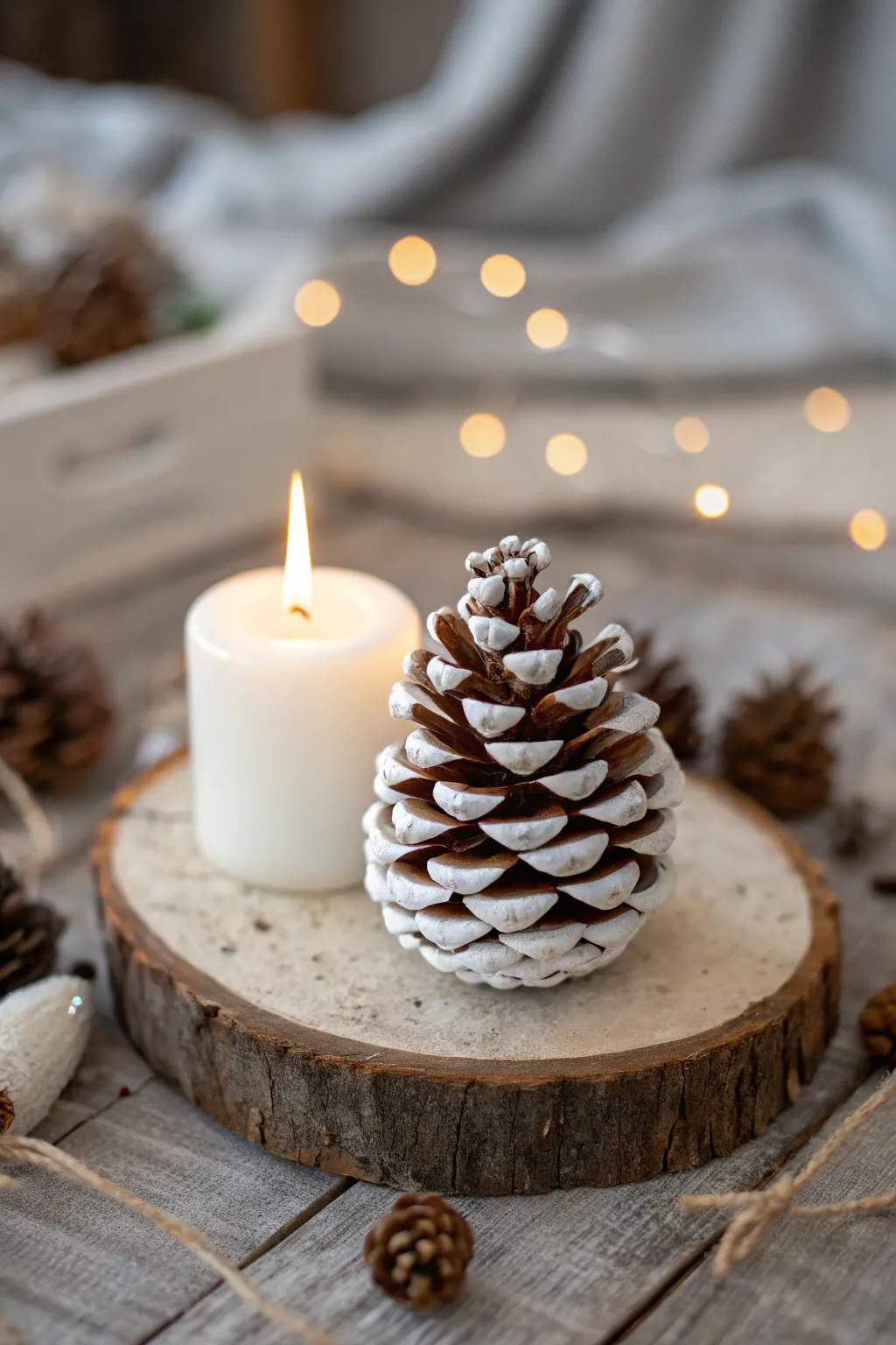 Embrace autumn's warmth with handcrafted pinecone fire starters.
