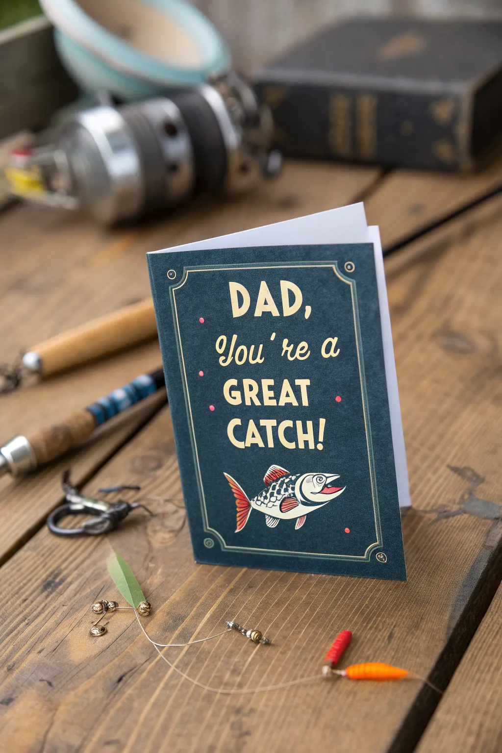 Reel in a smile this Father's Day with a card that's sure to be a great catch!