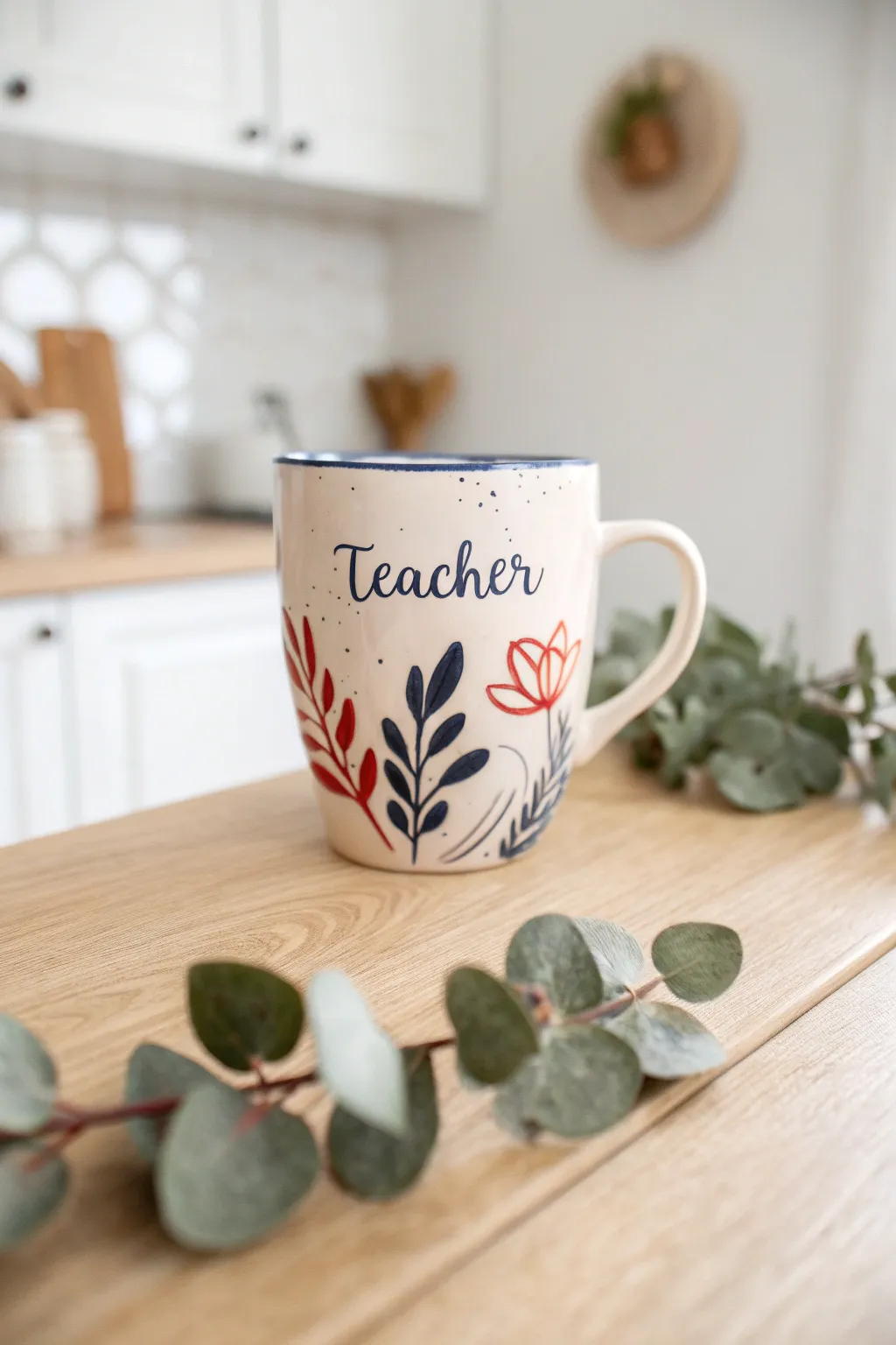 Elevate their daily routine with a personalized mug, a perfect blend of simplicity and bold design.