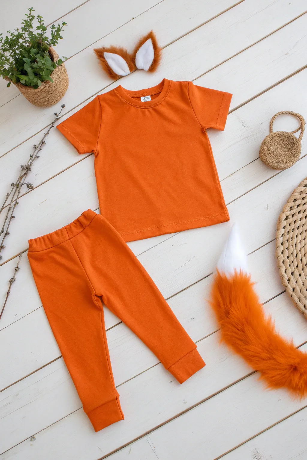 Adorable and Easy Fox Costume: Perfect for Little Ones with a Touch of Scandinavian Charm!